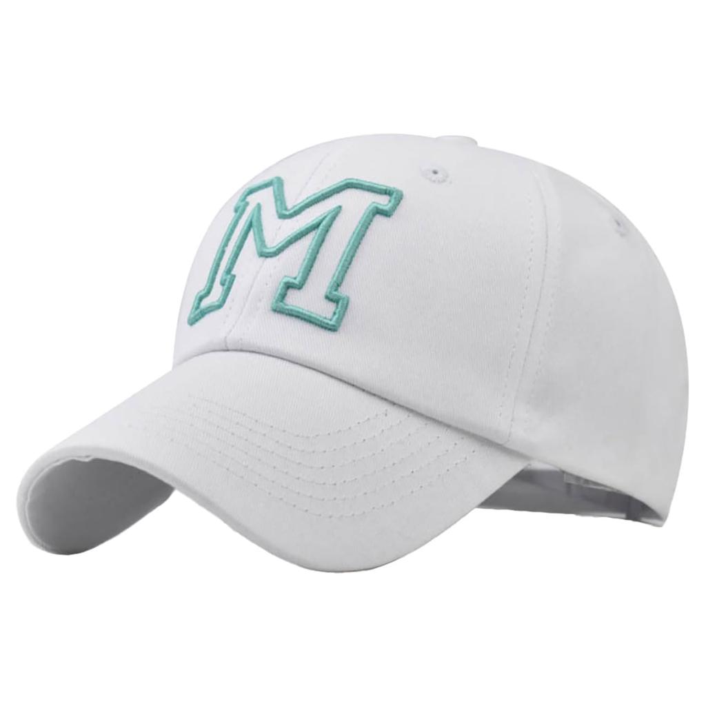 Baseball Embroidered Hip CZA429 [White Fang] Hat, Cap, Cap, Logo, Casual, Stylish, Hop, Men's, Women's, (White)