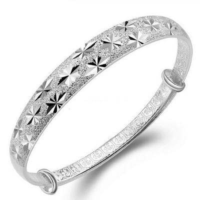 Qiaolan Xuan Fashionable and Popular Bracelet, Imitation Silver Jewelry Bracelet, Women's Pure Full Sky Star Villa Small Bracelet