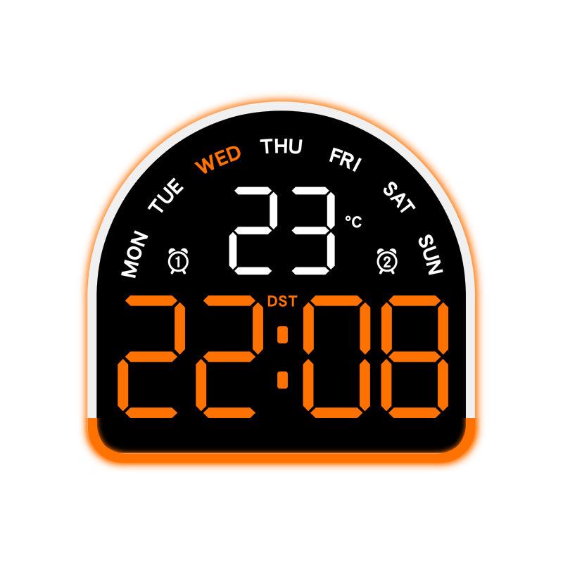 Multifunctional LED Ambient Alarm Clock with Temperature Display and Multiple Alarms