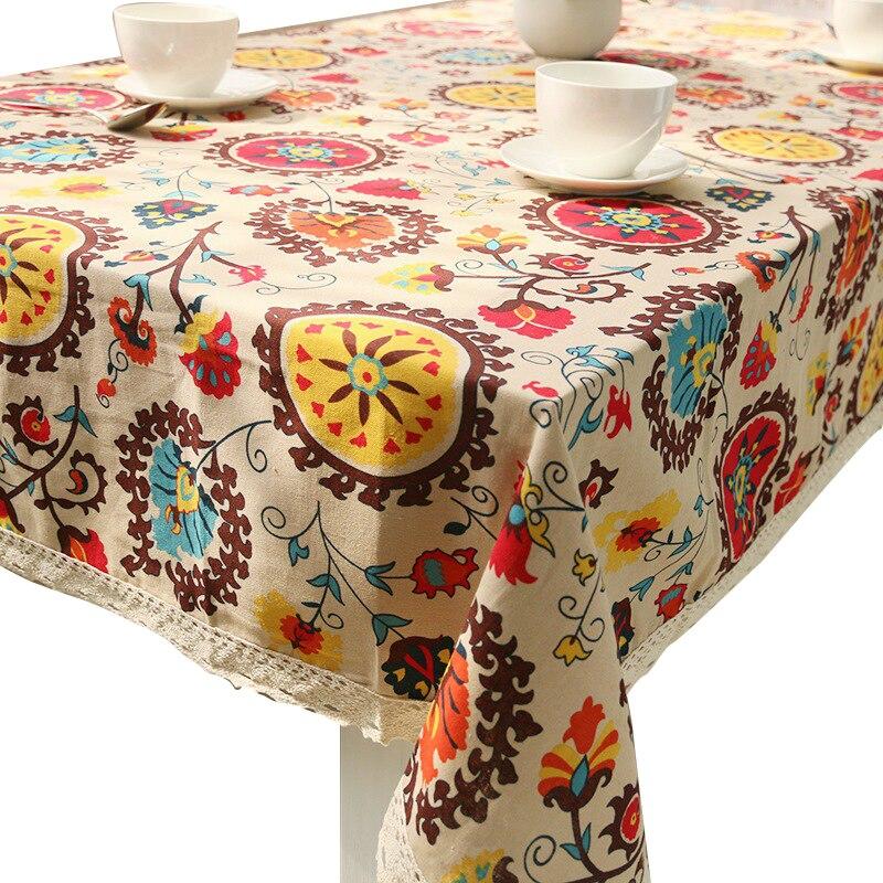 Cotton and linen tablecloth Table Table Table Table Wedding covers Picnic mat Home | Tablecloth | Linen wedding tablecloth