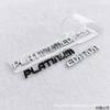 PLATINUM EDITION Rear Emblem Fit Sequoia Tundra 4Runner Modified Car Badge Sticker