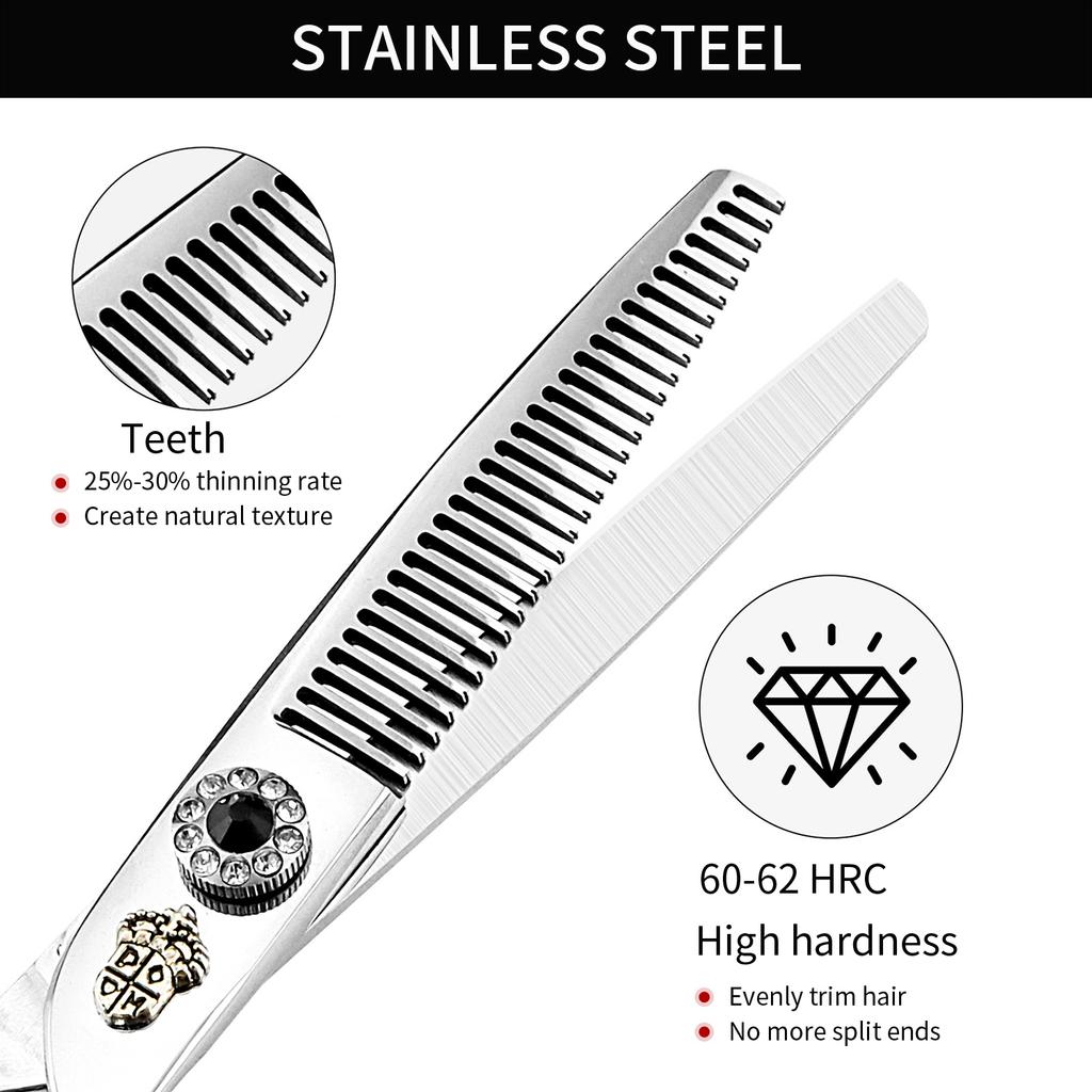 Sangelar 6 inch Professional Razor Edge Series Hair Cutting Scissor, Barber Hair Cutting & Thinning Shears for Men/Women/Kids/Salon & Home