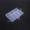 1pcs Transparent Plastic Storage Box Multifunctional Jewelry Box For Jewelry Organizer Storage Small Item Supplies Container Box