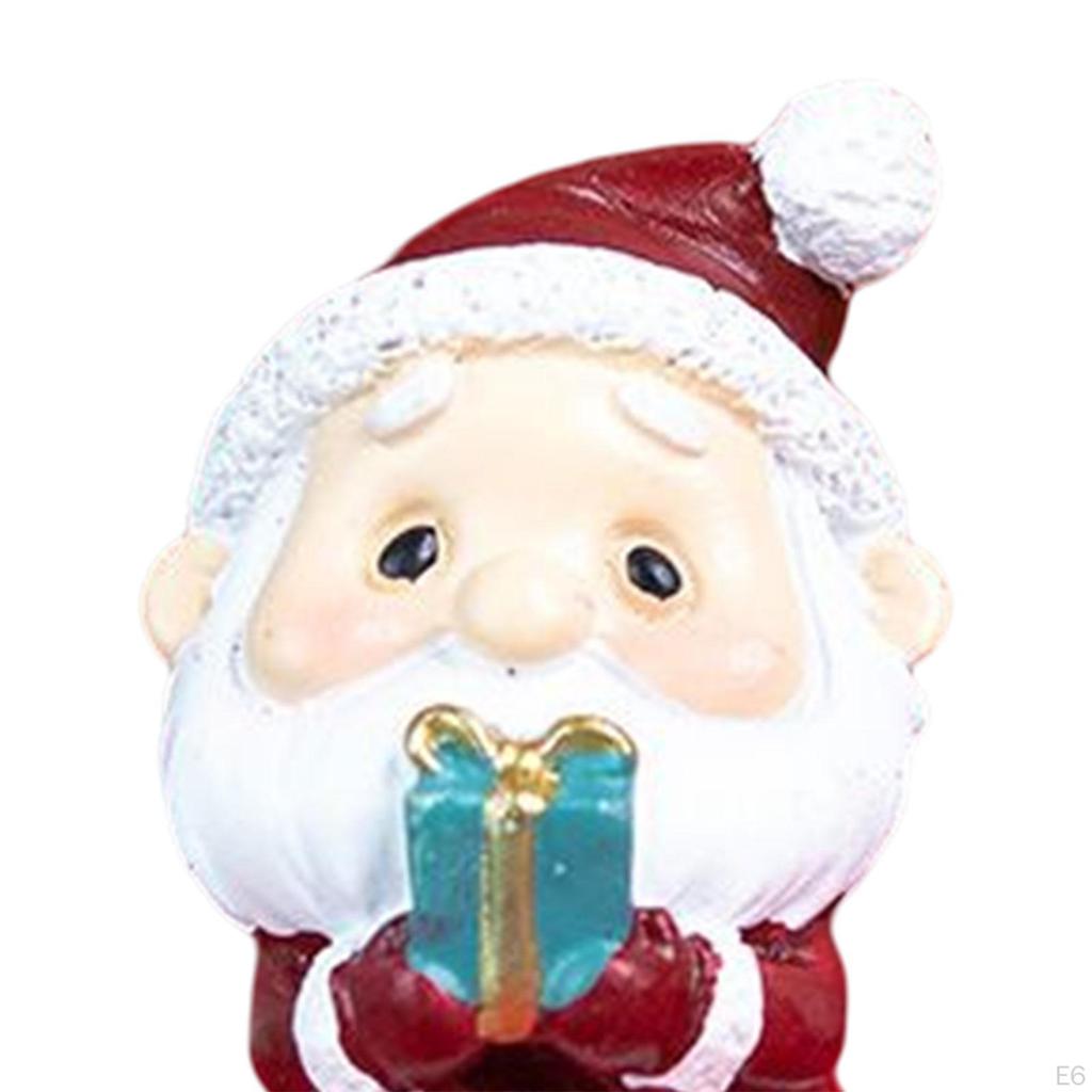 Christmas Figurine Home Decorative Mini Ornament DIY Crafts Micro Landscape Sculpture Miniatures