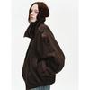Women's Vintage Washed Double-Breasted Jacket
