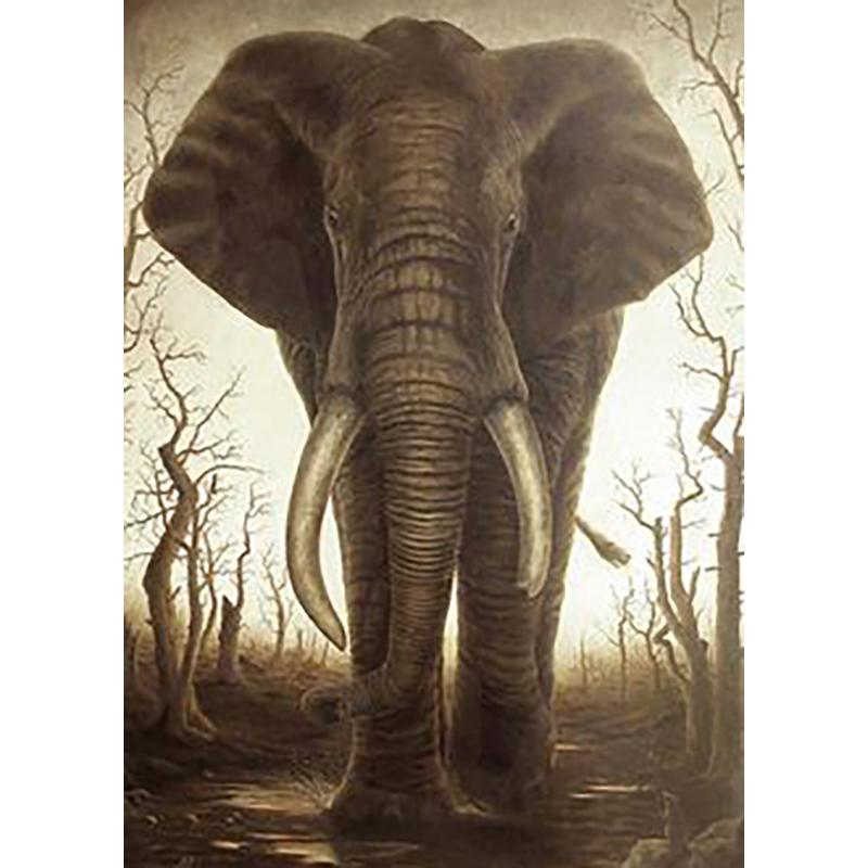 Diy Elephant 5D Diamond Painting Full Round Drill Mosaic Animals Diamond Embroidery Cross Stitch Kits Home Decor Wall Art Gift