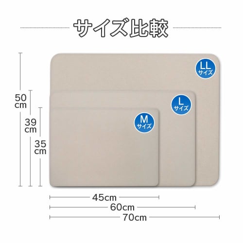 [Tested] Iris Ohyama Diatomaceous Earth Bath Mat, Medium, Simple Design, Absorbent, Quick-Drying, Clean, Deodorizing, Mildew-Resistant, Antibacterial,