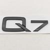 Für Audi Q7 Q8 Quattro Autoaufkleber Zubehör ABS Logo Q7 Q8 Heckklappen-Plakette Emblem Aufkleber Auto-Buchstaben