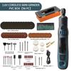 Efficient Variable Speed Engraving Pen Electric Polisher Includes Grinding Polishing Attachments and Safety Protections