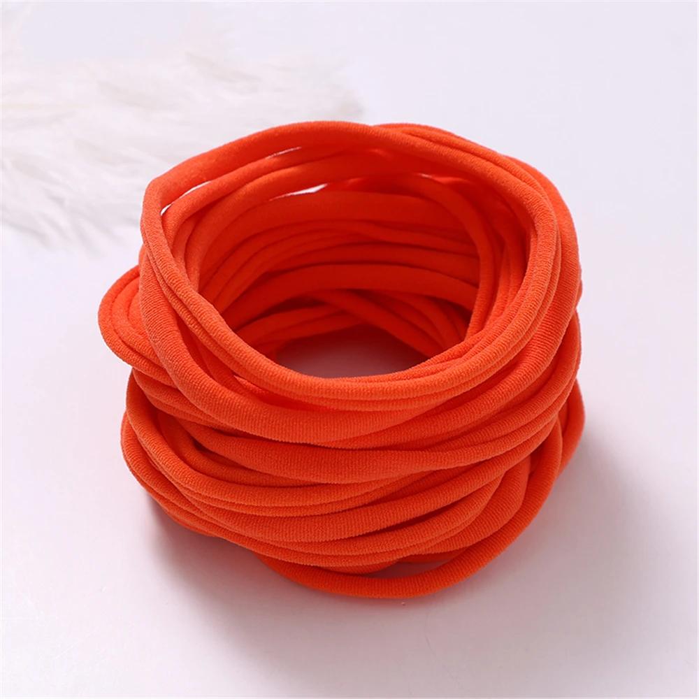 20Pcs/Lot Baby Girl DIY Nylon Headbands Soft Traceless Stretchy Headband for Children Hair Band Girl Elastic Hair Accessories