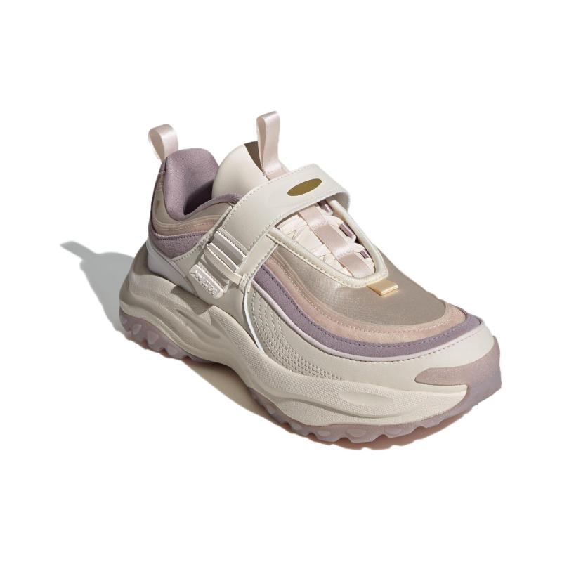 Adidas Maxxwavy EXTREME Durable Breathable Low-Top Chunky Sneakers Women's Beige Purple Sneakers IF6882