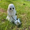 Ghost Dog Resin Statue: Halloween Ghost Series Decoration