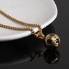 316L Stainless Steel Football Pendant Chain Necklace For Men Boy Jewelry Soccer Accessories Charm Gift