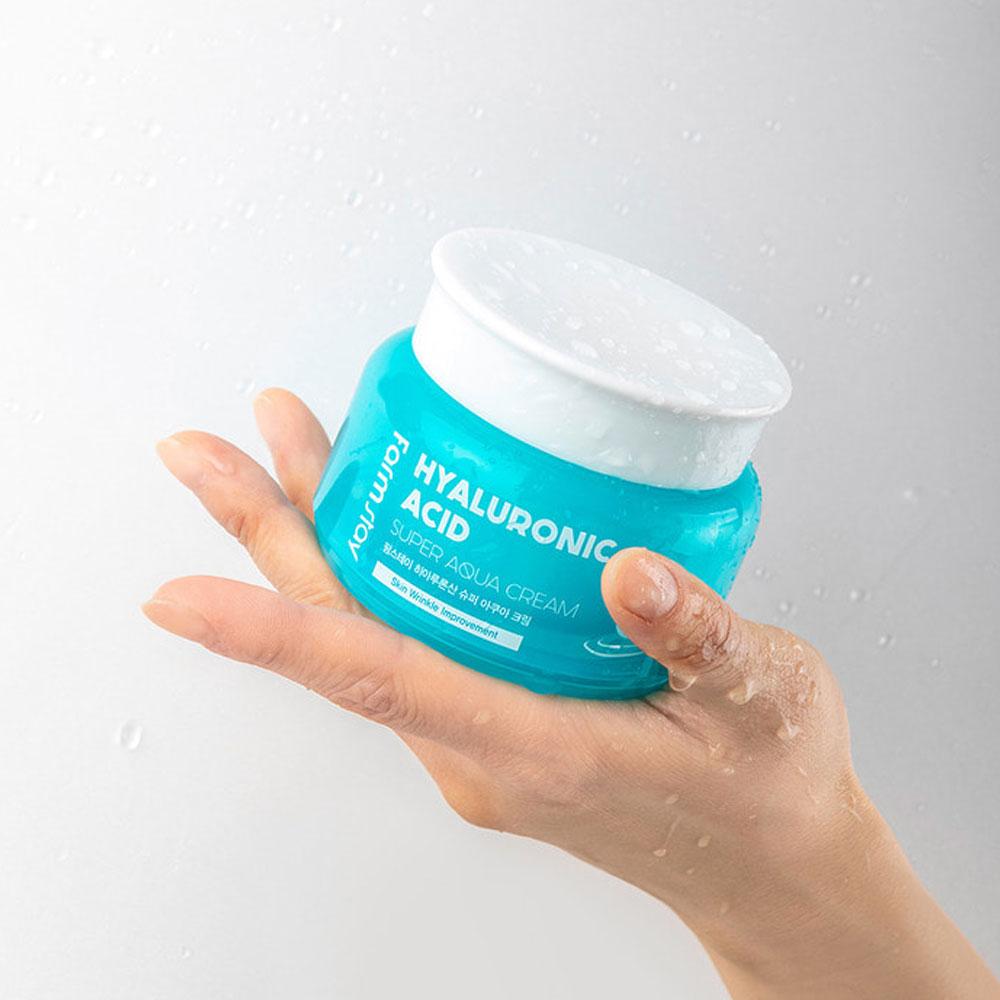 Farmstay Crème Super Aqua à l'Acide Hyaluronique 100 ml