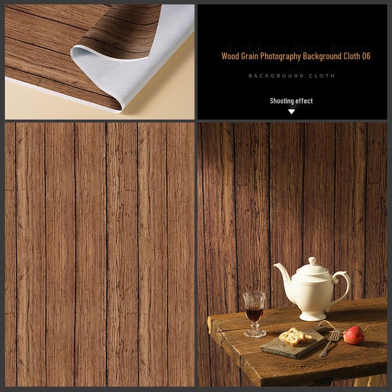 Vintage Wood Grain Backdrop for Still Life & Photography