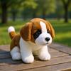 St Realista. Cachorro de Pelúcia Bernard 11,8 Polegadas - Boneco de Conforto Super Macio e Realista Presente para Crianças Ornaments Colecionáveis