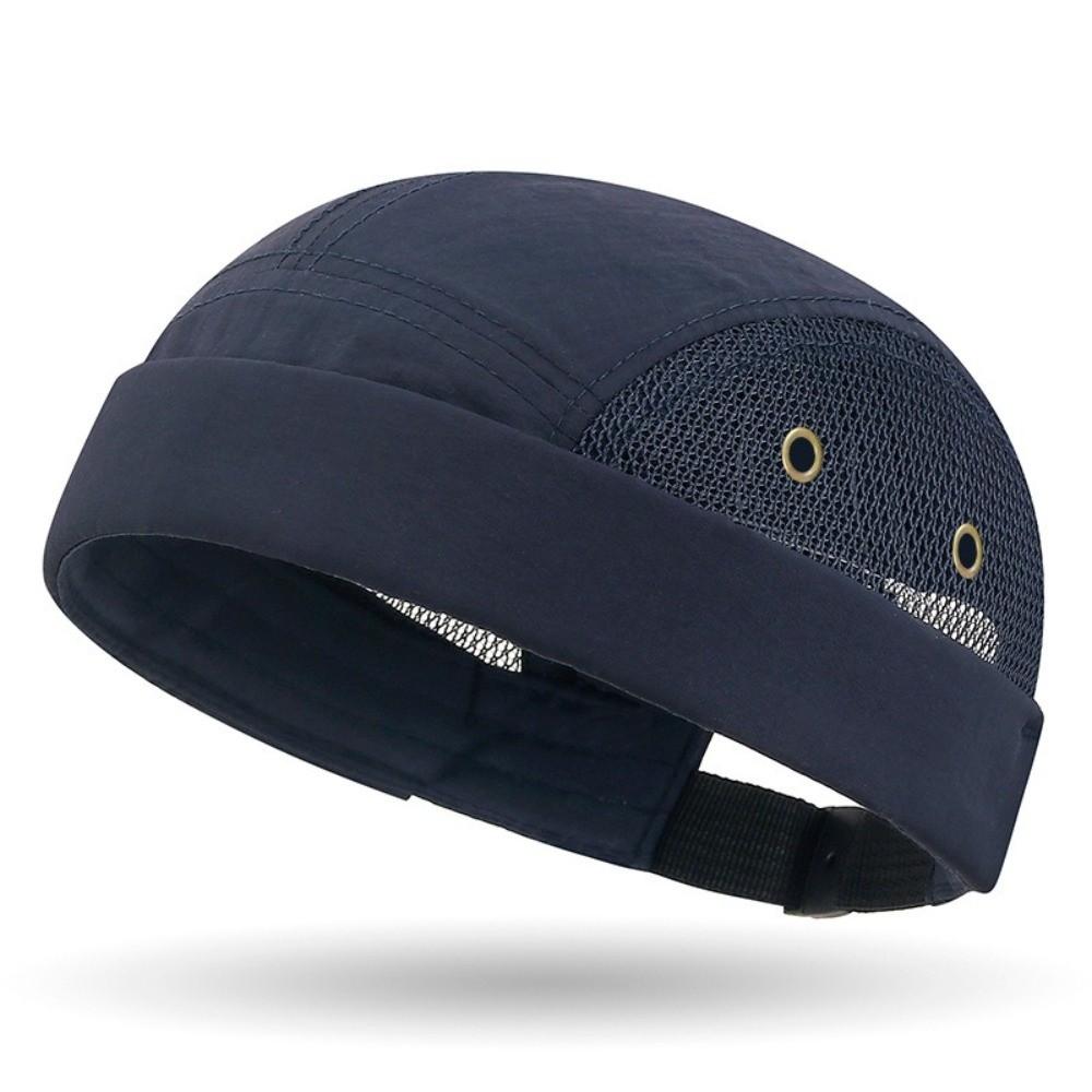 Solid Color Sailor Cap Brimless Skull Cap Fashion Landlord Cap Men