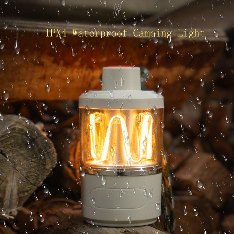 Rechargeable LED Camping Light - Portable Handheld Flashlight for Hiking, Emergency & Outdoor Adventures