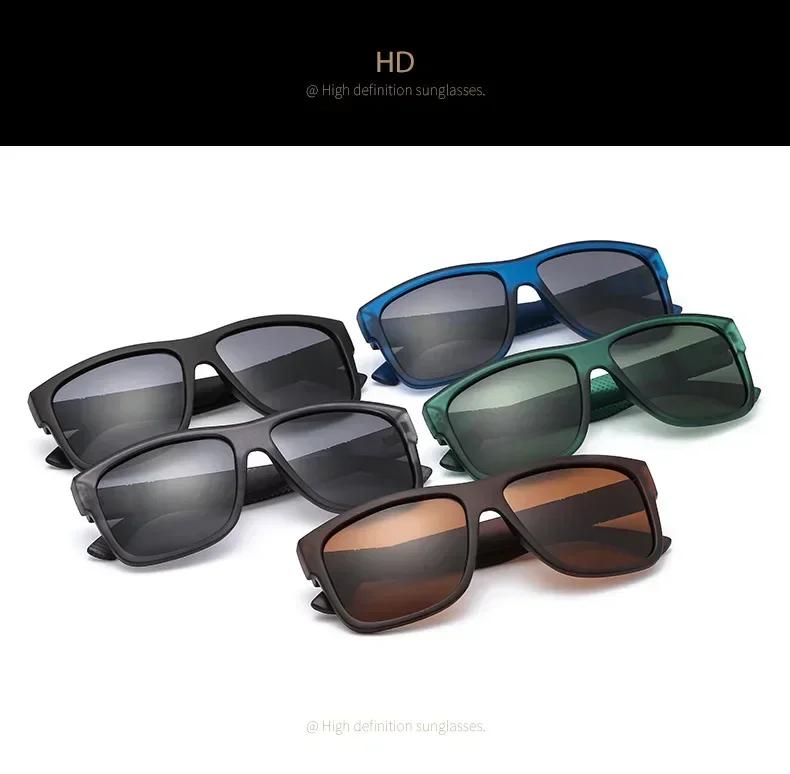 Luxury Brand Polarized Sunglasses Men High-End Outdoor Glasses Fashion Square Driving Eyewear Travel Sun Glasses UV400