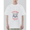 Russian Hockey T Shirt Black Skull with Helmet and Red Text for Casual Wear