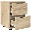Nightstand Sonoma Oak 30.5 x 30 x 43 cm Engineered Wood