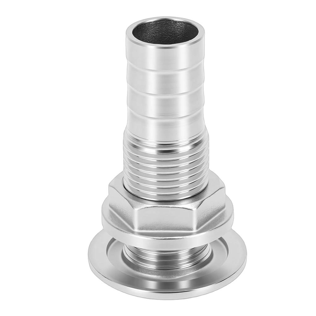 Thru Hull Fitting Marine Grade 316 Stainless Steel Water Drain Outlet Thru Drain Connector for Boat 1 2 Inch Half