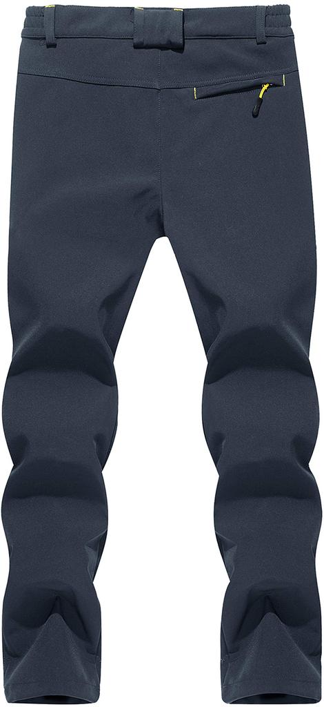 TACVASEN Men's Mountain Pants, Outdoor Hiking Pants, Sports, Skiing, Camping, Durable, Multifunctional, Dark Gray, Size L