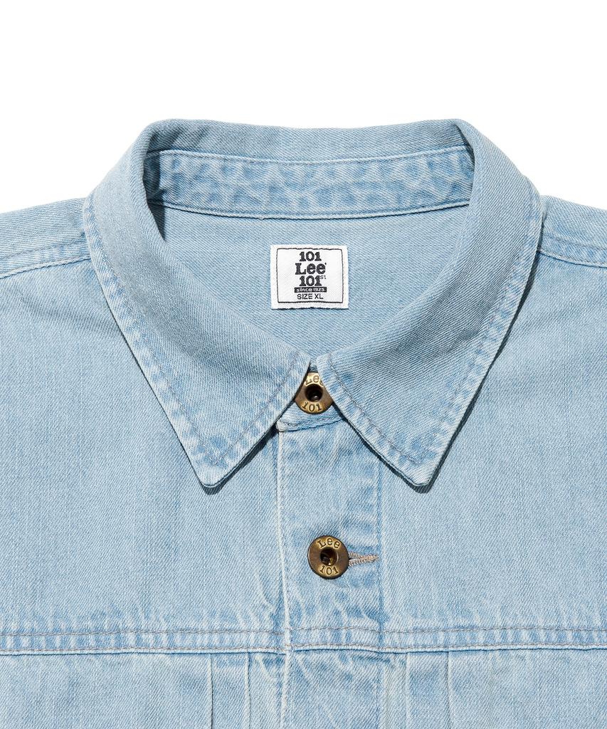 Lee [101St] Vintage Cowboy Denim Shirt Indigo Light
