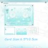 Floral Language Tape Series Acrylic Photo Frames for 3 Inch Anime Card Display Kpop Photocard Storage with Holder Wholesales New