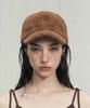 Eondeokeonteulolseutyudio Winter Ball Cap Short Visor Ball Cap / Poodle / Caramel