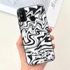 For Tecno Spark 6 Go Case KE5j KE5k Cute Astronaut Cat Night View Cover Liquid Silicone Phone Cases For Spark 6GO Bumper Fundas