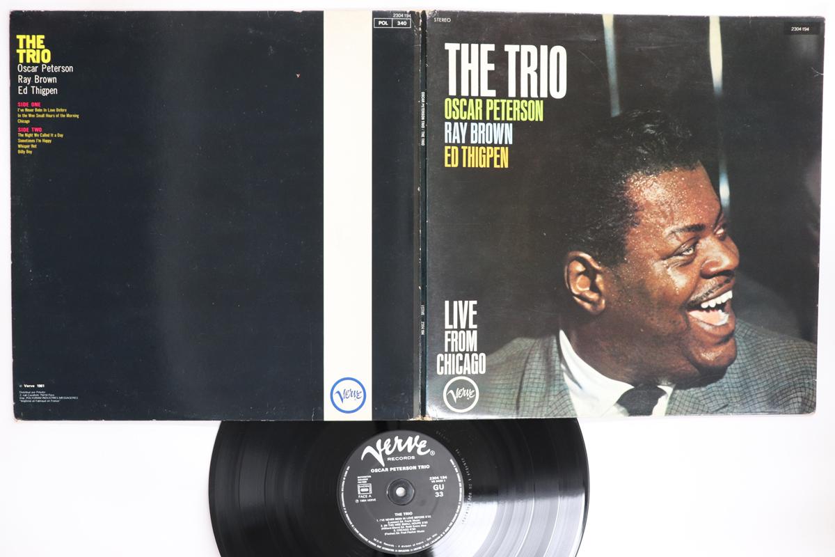 

LP Record OSCAR PETERSON Trio Live From Chicago 2304194 VERVE 1980 France Jazz Used
