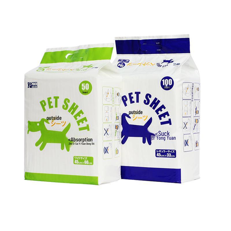 Disposable Odor-Free Dog Diaper Pads with Water Lock for Small and Medium Dogs