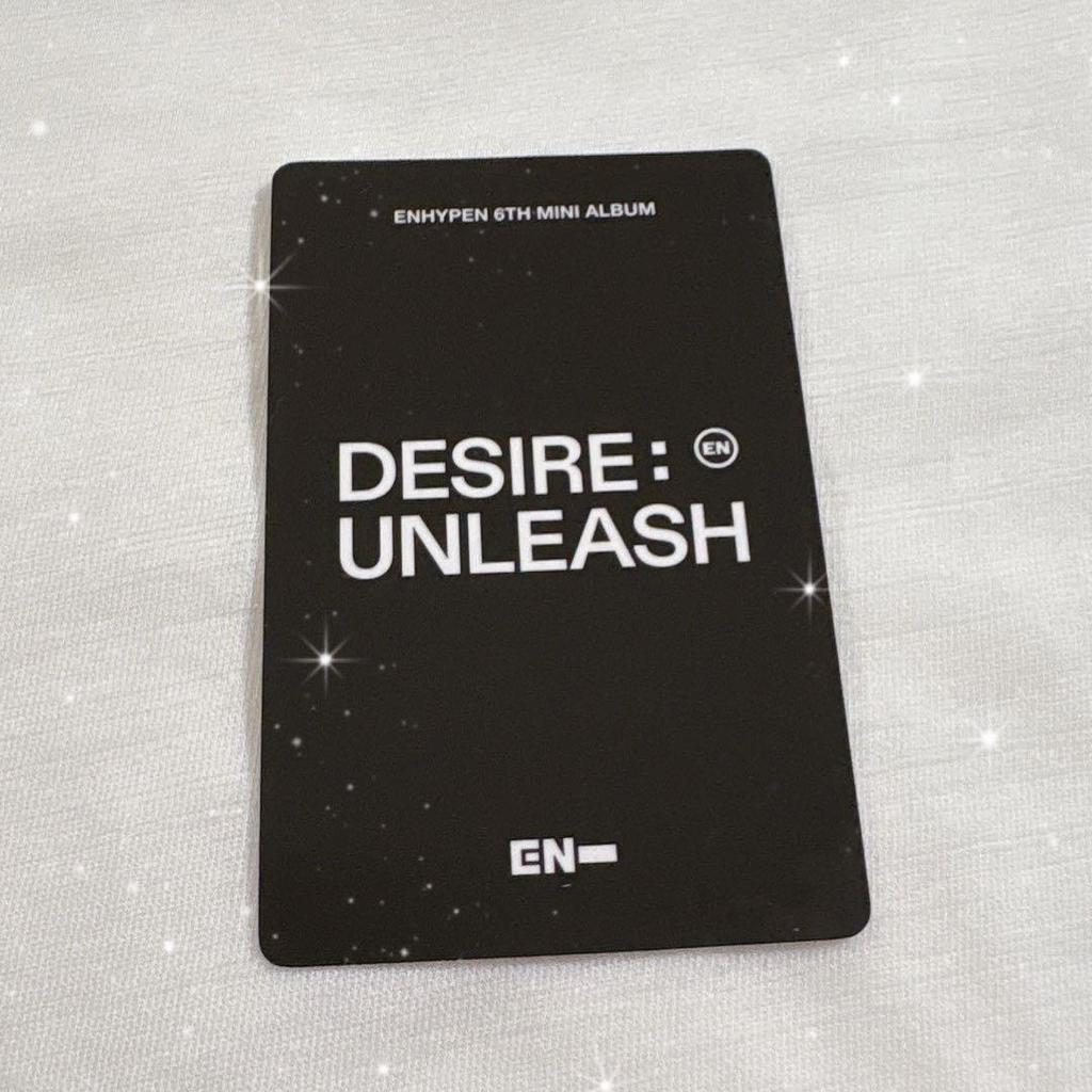 [USED] ENHYPEN Sung Hoon UNLEASH Yizhiyu Autograph Session Trading Card