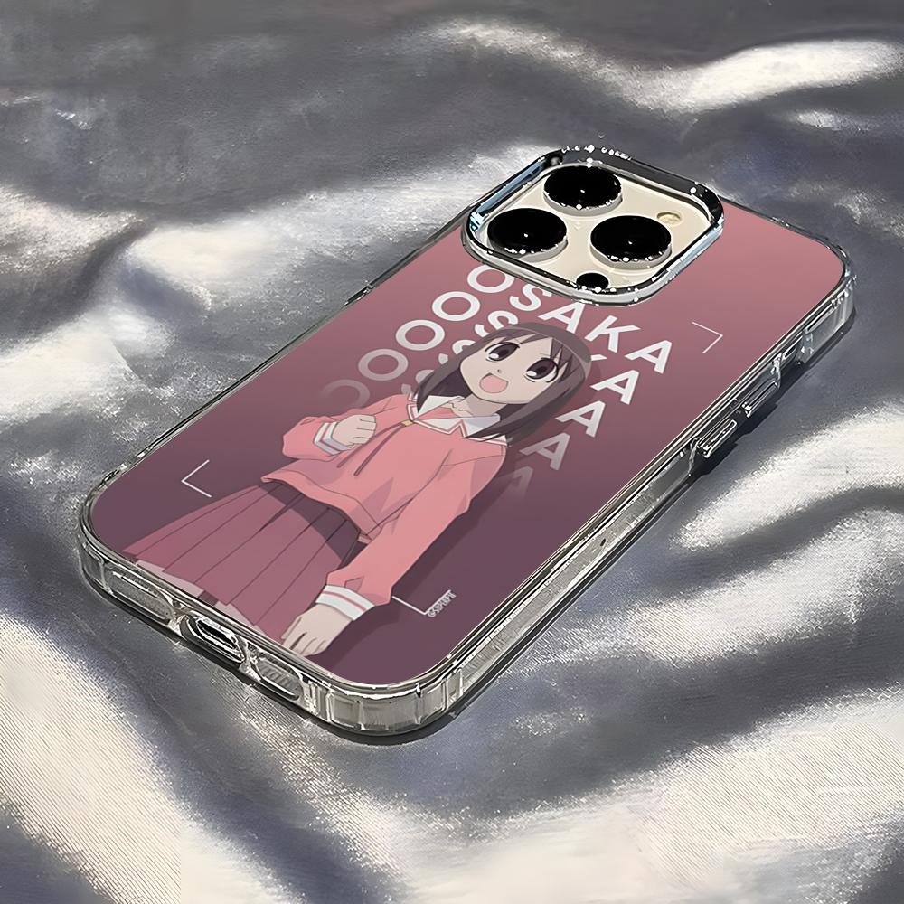 Azumanga Daioh Osaka Ayumu Phone Case For IPhone 17 Pro Max 16 15 14 Pro Max IPhone 13 Pro Max 11 Plus Transparent Cover