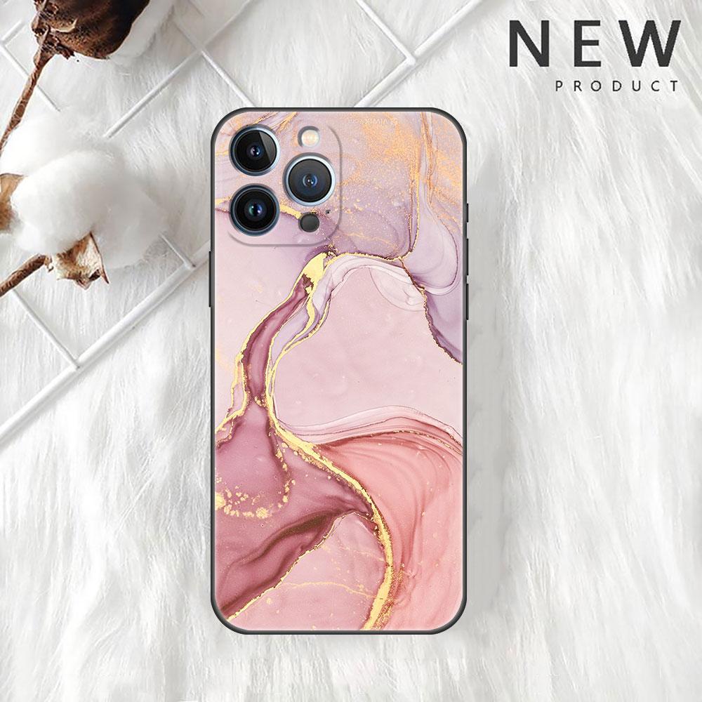 

Чехол для Apple iPhone 11 13 12 14 Pro 7 Plus XR X XS Max 6 6S 13Pro SE 2022, черный силиконовый чехол для телефона, роскошный чехол с мраморным узором iPhone 6 6S