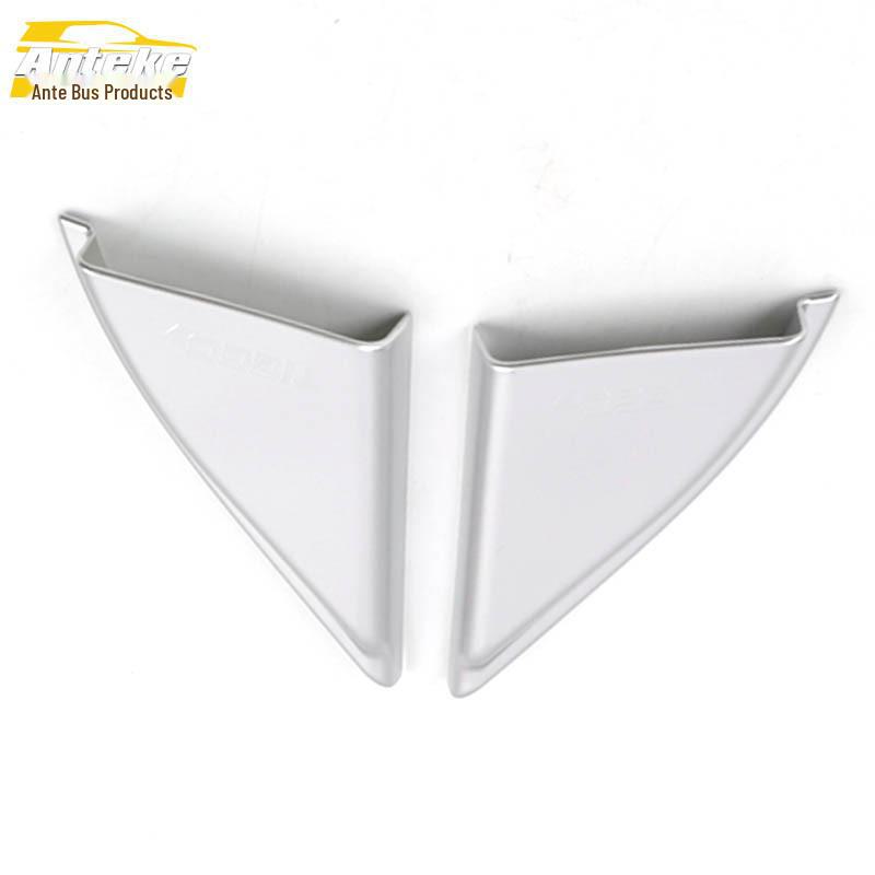 Tiggo 7 A-Pillar Triangle Sequins: Electroplated Silver Inner Decorative Frame for Center Console