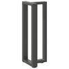 Vidaxl Console Table Legs, 2 Pcs., Anthracite, 25X28X(72-73) Cm