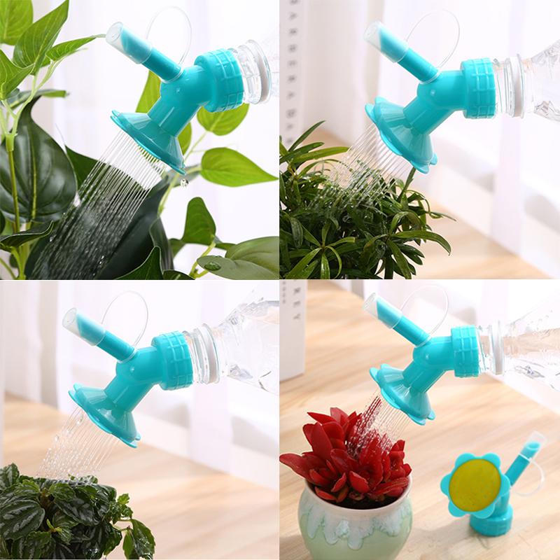 Home Garden Flower Plant Water Sprinkler for Waterers Bottle Watering Cans Sprinkler 2 In 1 Plastic Sprinkler Nozzle