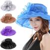 Women's Fashion Summer Church Kentucky Derby Cap British Tea Party Wedding Hat