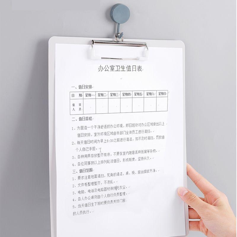 A5 Looseleaf Notebook Clipboard Lightweight Memo Pad Portable Paper Holder Bill Clip for Travel Office School Supplies