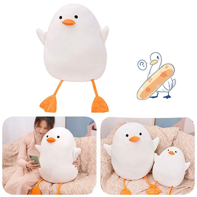 Duck Toy Plush Sleeping Pillow Ragdoll Down Cotton Filling Huggable Room Decor