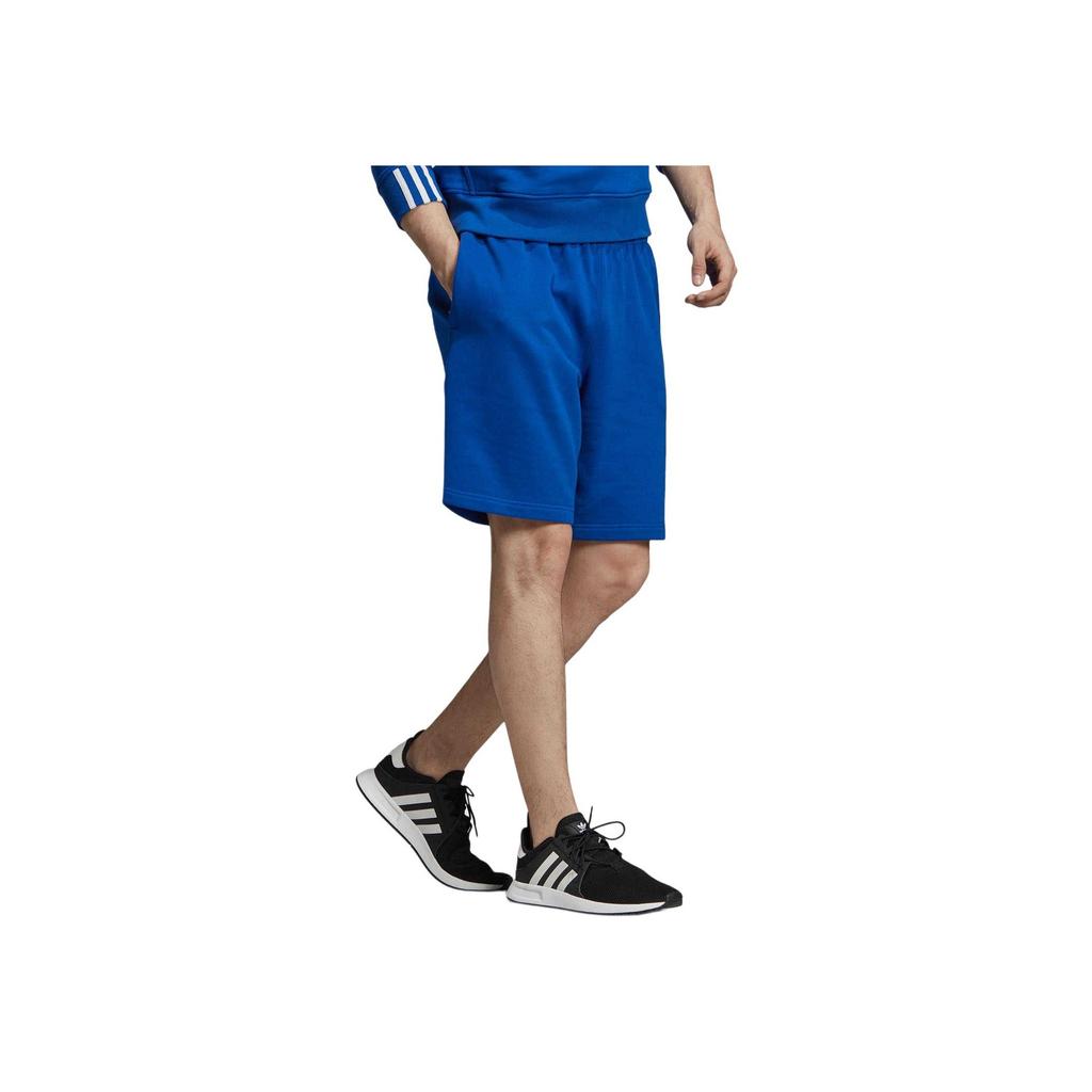 Adidas Originals Lace-Up Moisture-Wicking Breathable Stylish Five-Point Casual Shorts Men Shorts Blue FK3239