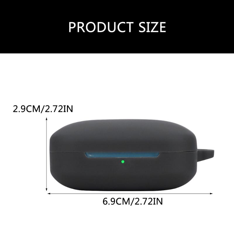 Silicone Protective Case Not Slip Cover with Dust & Water Resistance Earphone Sleeve Pocket Suitable for  Earphone X3i