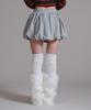 LIKE THE MOST Pumpkin Balloon Mini Skirt Pants_Gray
