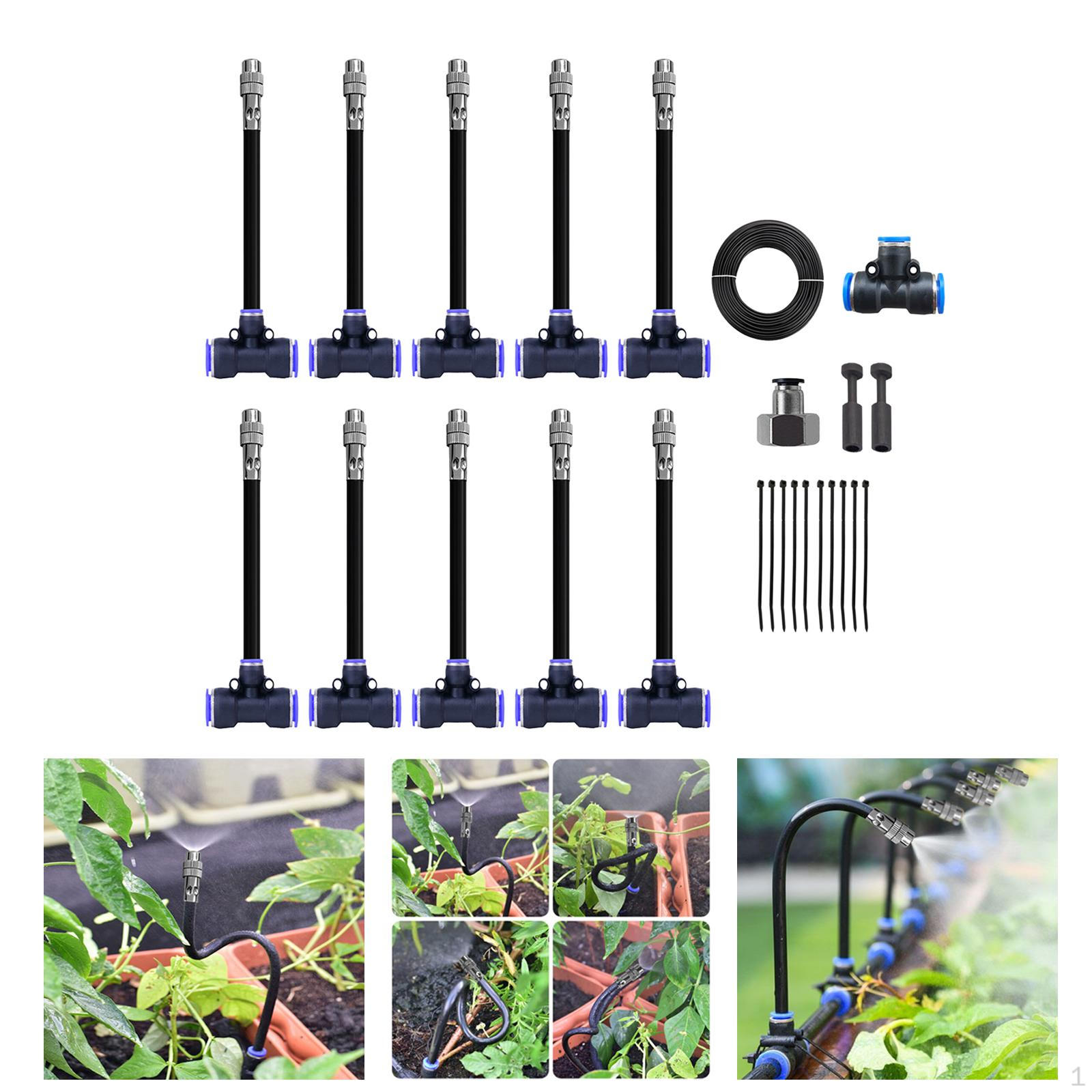 

Система охлаждения запотеванием, наружная гибкая насадка Mister для распыления воды 10m Pipe 10cm Nozzle