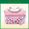Cartoon Space Astronaut Kids Lunch Bag Insulated Oxford Material Portable For School