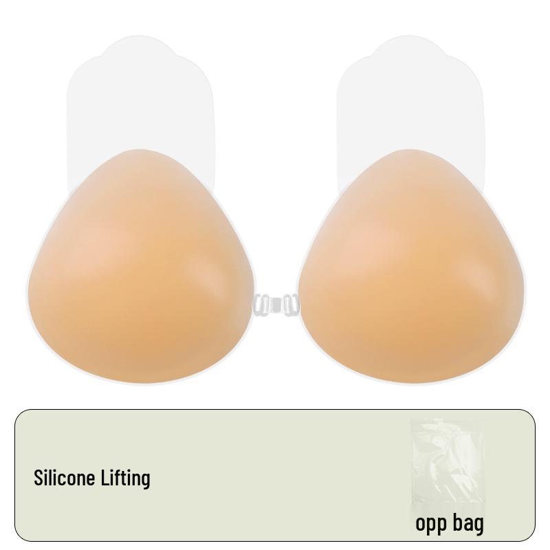 

Треугольные силиконовые накладки на соски с застежкой - Пуш-ап, Невидимые, Бесшовные, Пастилки против просвечивания для женского свадебного платья M (A/B Cup)