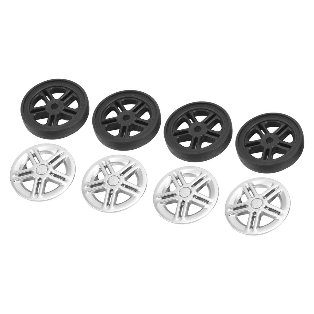 4Pcs Luggage Swivel Wheels Lightweight Flame Retardant Heat Insulation Suitcase Replacement Wheels for Repair
