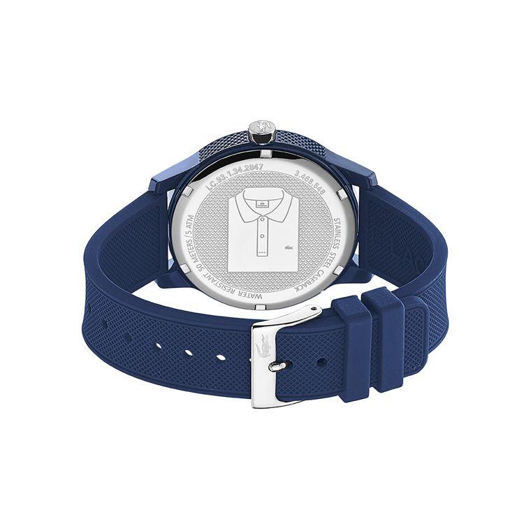 Lacoste 12.12 Series Quartz Watch Resin Strap Blue Dial Womens Minimalist Fashion Waterproof Classic Blue Logo Women watches 2000955